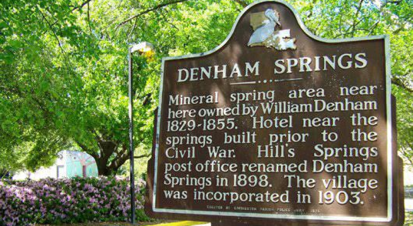 City of Denham Springs History